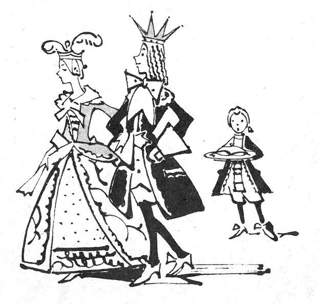 Иллюстрации Валерия Алфеевского к сказке «Принцесса на горошине»