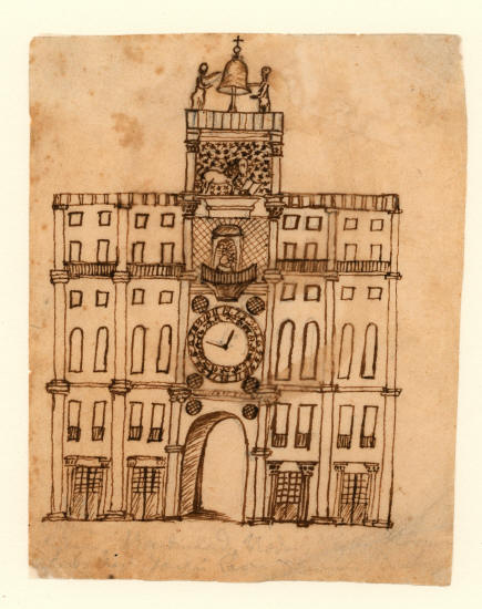 Х.К. Андерсен. Башня с механизмом в Венеции. Италия. 21 апреля 1834 года