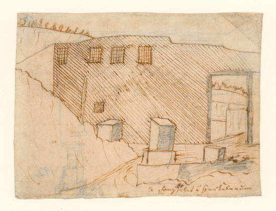 Х.К. Андерсен. Тюрьма в Геркулануме. Рим, Италия. 24 февраля 1834 года