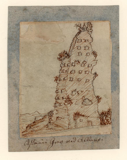 Х.К. Андерсен. Гробница Аскании в Альбано, Италия. 12 февраля 1834 года