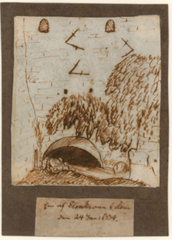 Х.К. Андерсен. Одна из канализационных труб в Риме, 24 января 1834 года