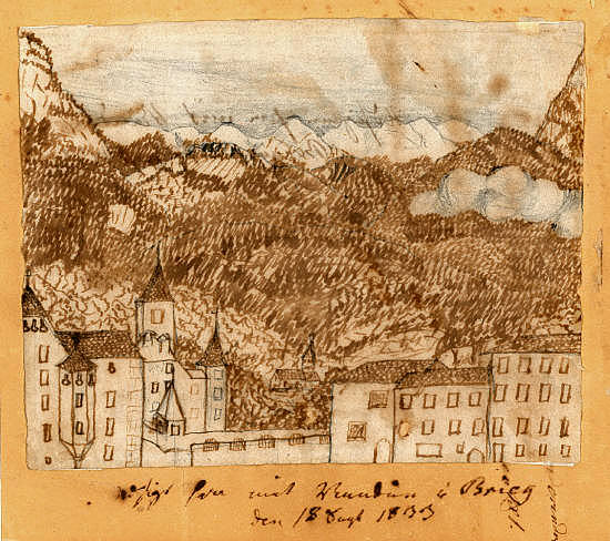 Х.К. Андерсен. Вид из моего окна в Бриге, 18 сентября 1833 года