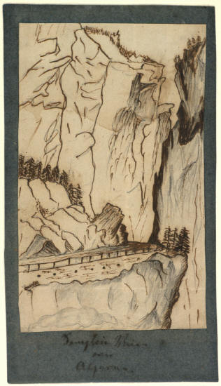 Х.К. Андерсен. Симплонский путь через Альпы. Швейцария. 19 сентября 1833 года
