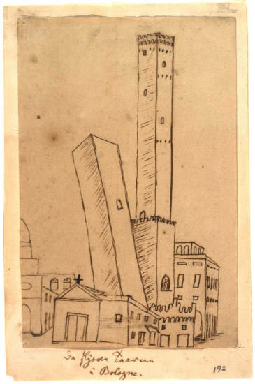 Х.К. Андерсен. Падающие башни Болоньи. Италия. 17 апреля 1834 года