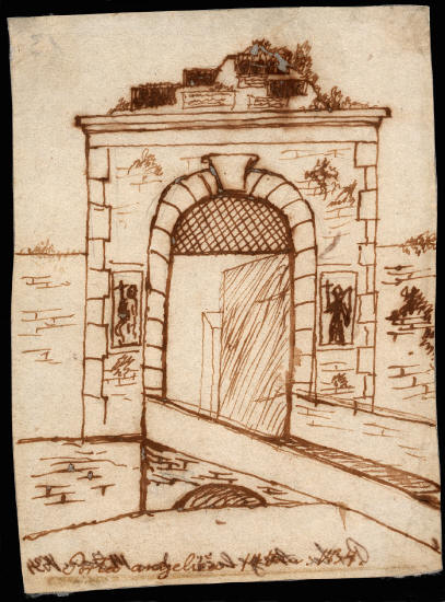 Х.К. Андерсен. Ворота Анжелика, Италия. 14 января 1834 года