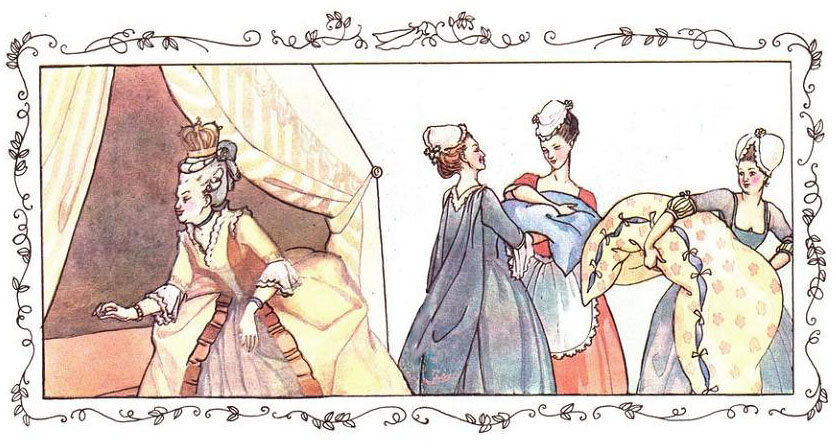 Иллюстрации Анастасии Архиповой к сказке «Принцесса на горошине»