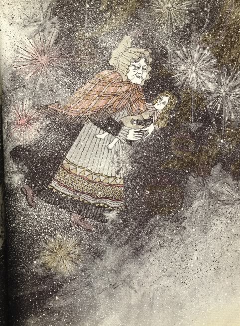 Иллюстрации Blair Lent к сказке «Девочка со спичками»