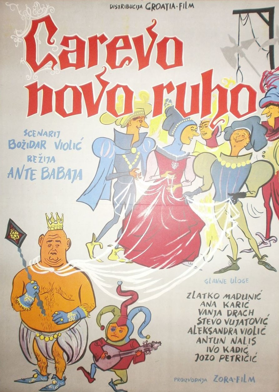 Постер к фильму «Новая одежда императора» (Carevo novo ruho), Югославия, 1961