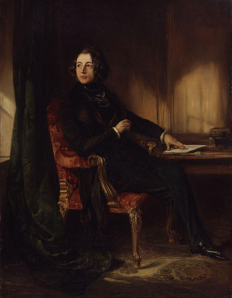 Портрет Чарльза Диккенса работы Даниэла Маклиса, 1839 год 