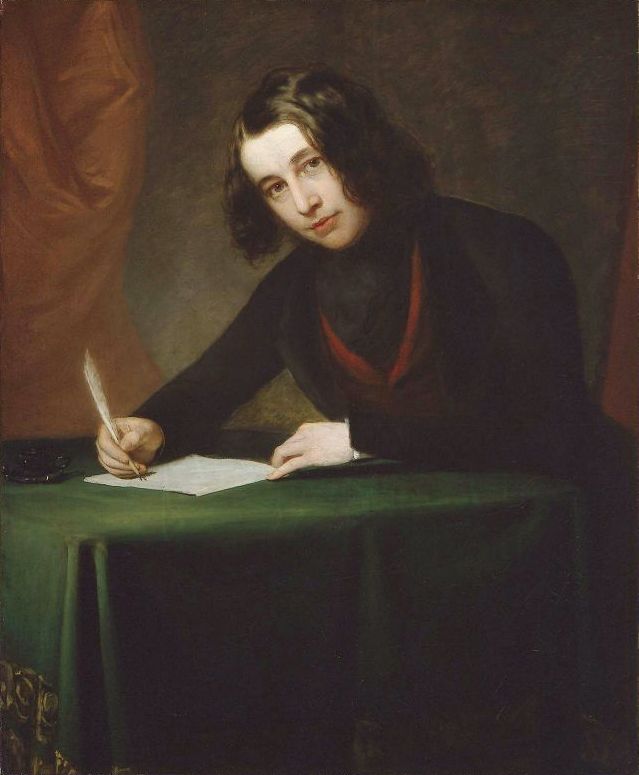 Портрет Диккенса работы художника Фрэнсиса Александера, 1842 год