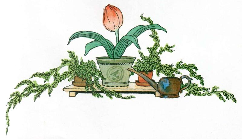 Иллюстрации Бориса Дехтерёва к сказке «Дюймовочка»
