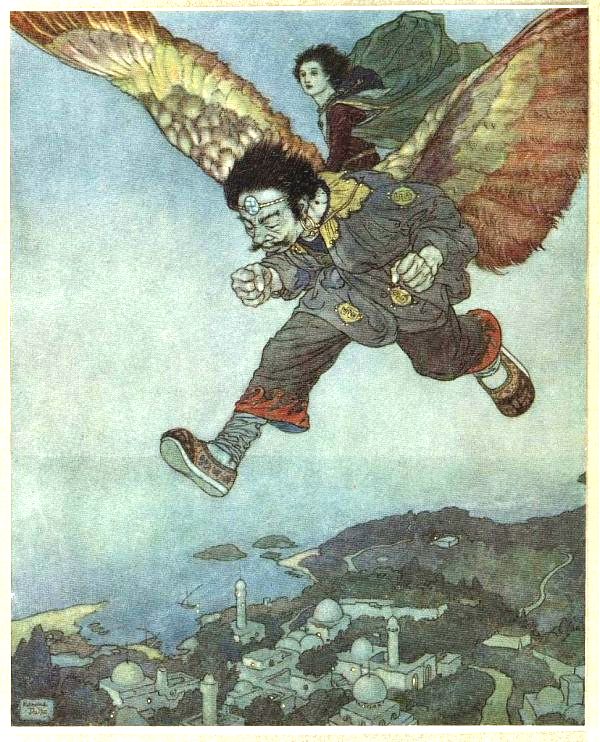 Иллюстрации Эдмунда Дюлака к сказке «Райский сад»