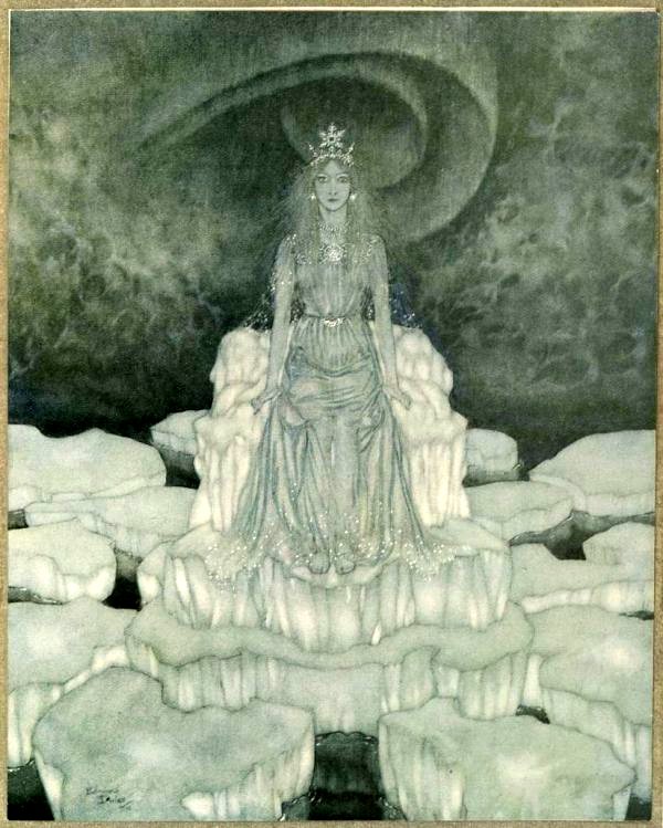 Иллюстрации Эдмунда Дюлака к сказке «Снежная королева»