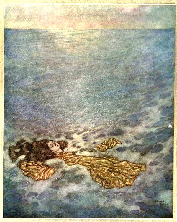 Иллюстрации Эдмунда Дюлака к сказке «Русалочка»