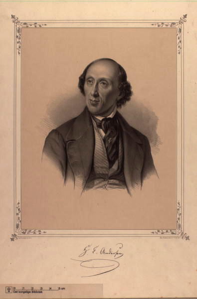 Ханс Кристиан Андерсен. Фотограф Эм. Грундтвиг, 1842