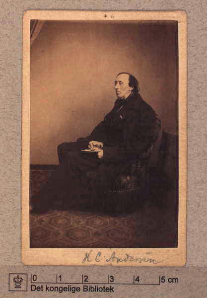 Ханс Кристиан Андерсен. Фотограф Франсуа Вуаньят, 1861