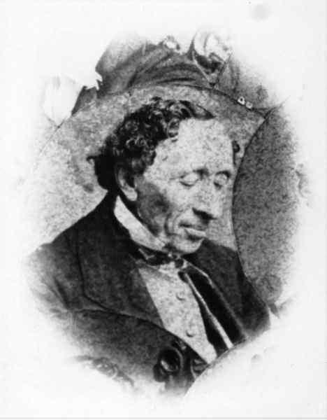 Ханс Кристиан Андерсен. Фотограф Георг Розенкильд, 1866