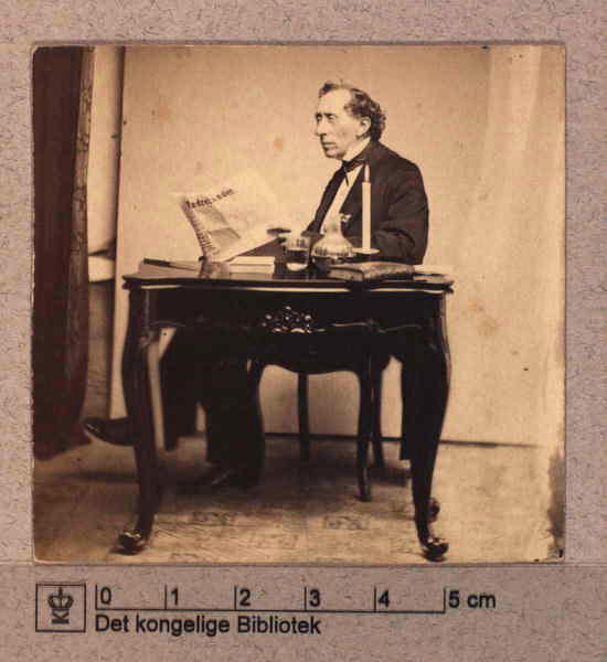 Ханс Кристиан Андерсен. Фотограф И.Б. Мельхиор, 1867