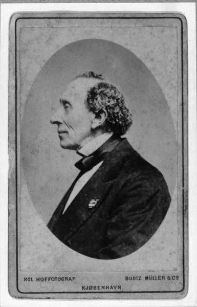 Ханс Кристиан Андерсен. Фотограф Бютц Мюллер и Ко, 1868