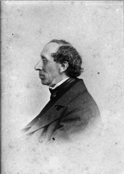 Ханс Кристиан Андерсен. Фотограф И.Б. Мельхиор, 1869