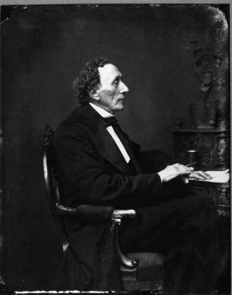 Ханс Кристиан Андерсен. Фотограф Бютц Мюллер и Ко, 1872