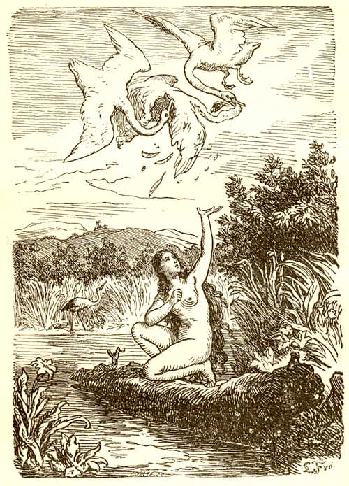 Иллюстрации Лоренца Фрюлиха к сказке «Дочь болотного царя»