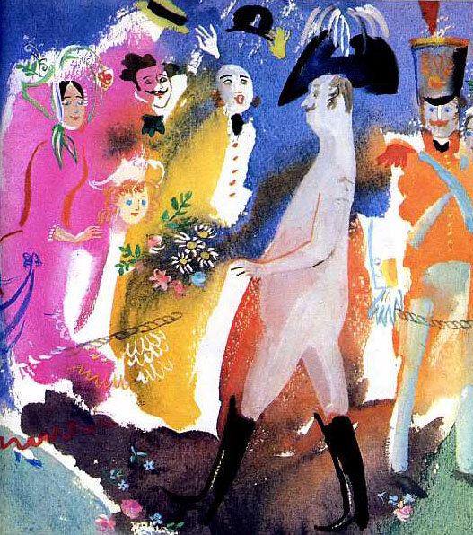 Иллюстрации Г.А.В. Траугот к сказке «Новое платье короля»