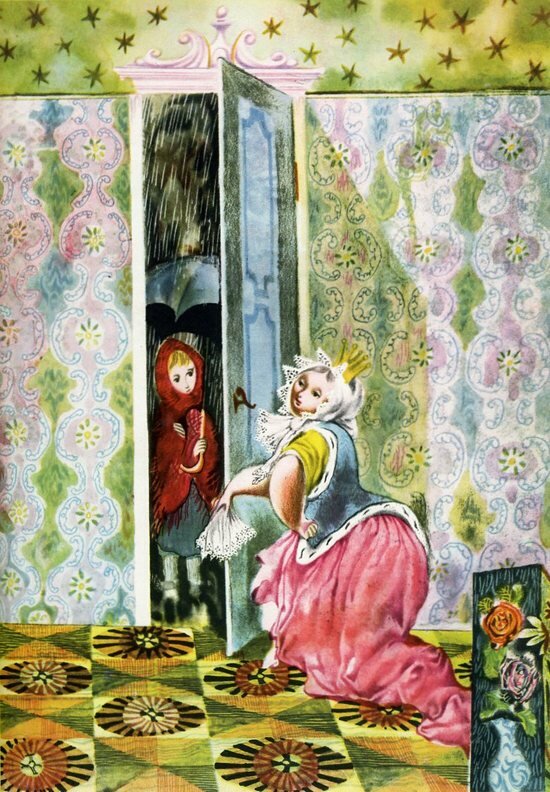 Иллюстрации Ирджи Трнка к сказке «Принцесса на горошине»