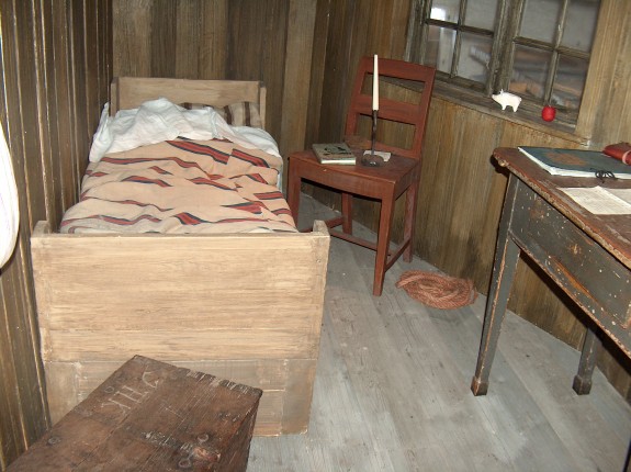 Реконструкция комнаты Андерсена в квартире ректора Мейслинга в Слагельсе 
