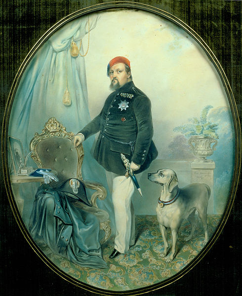 Король Дании Фредерик VII. Портрет работы Эдварда Юнга, 1853