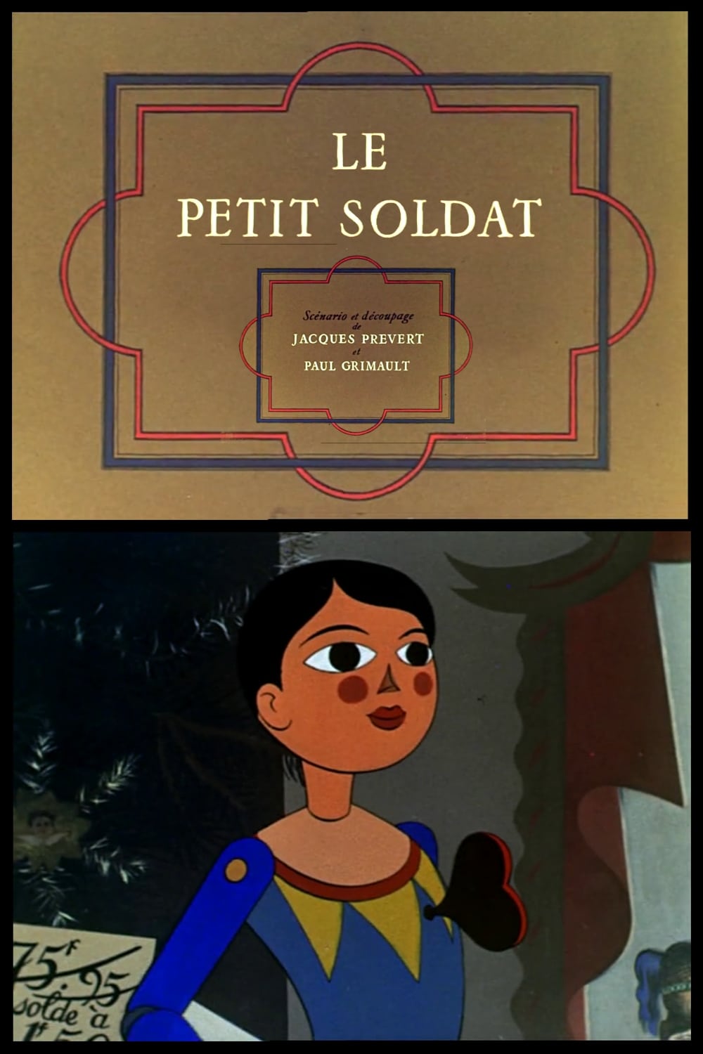 Постер к мультфильму «Маленький солдат» (Le petit soldat) (1946)
