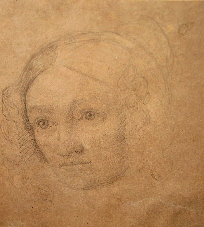 Луиза Линд, урожденная Коллин (1813—1898). Рисунок неизвестного художника