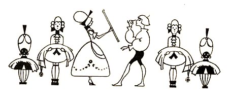 Иллюстрации Эйнара Нермана к сказке «Свинопас»