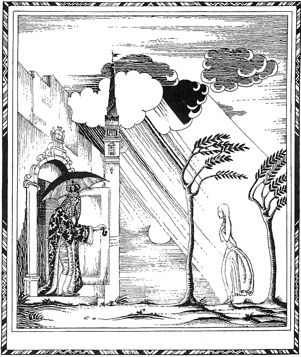 Иллюстрации Кея Нильсена к сказке «Принцесса на горошине»