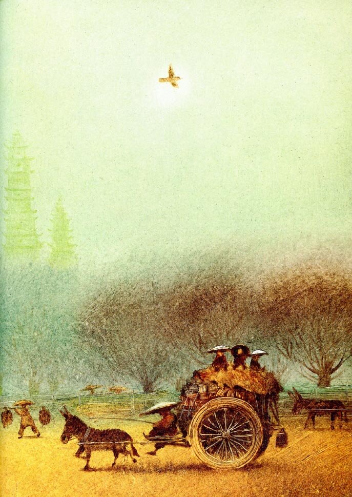 Иллюстрации Игоря Олейникова к сказке «Соловей»