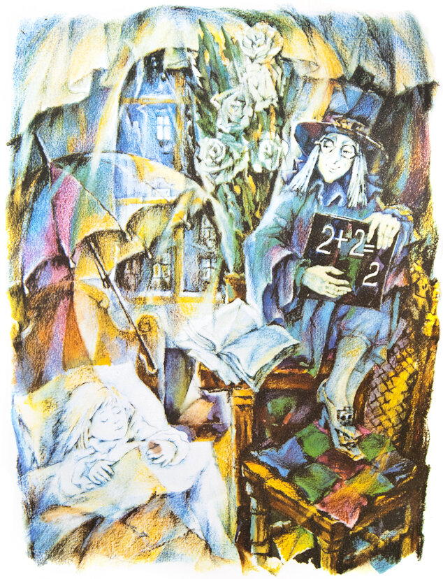 Иллюстрации Натальи Орловой к сказке «Оле-Лукойе»