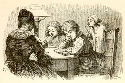 Иллюстрации Вильхельма Педерсена к сказке «Оле-Лукойе»