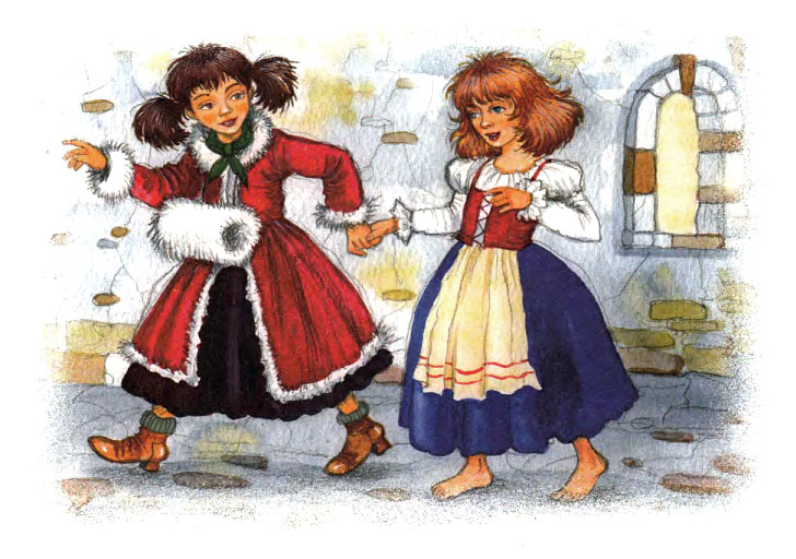 Иллюстрации Ирины Петелиной к сказке «Снежная королева»