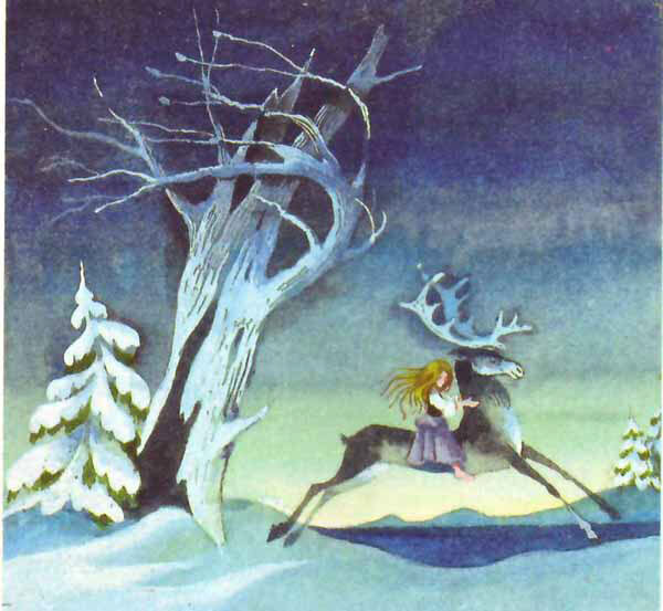 Иллюстрации Виктора Пивоварова к сказке «Снежная королева»