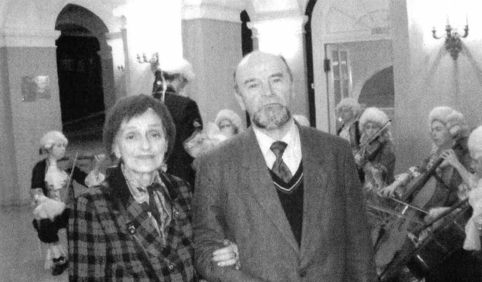 Л. Брауде и Б. Жаров. Москва, Март 2005 г. Из архива Л.Ю. Брауде