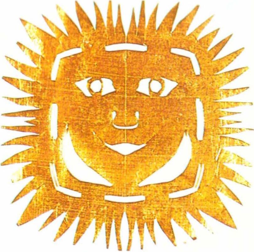Солнце, вырезанное писателем — символ музея Андерсена