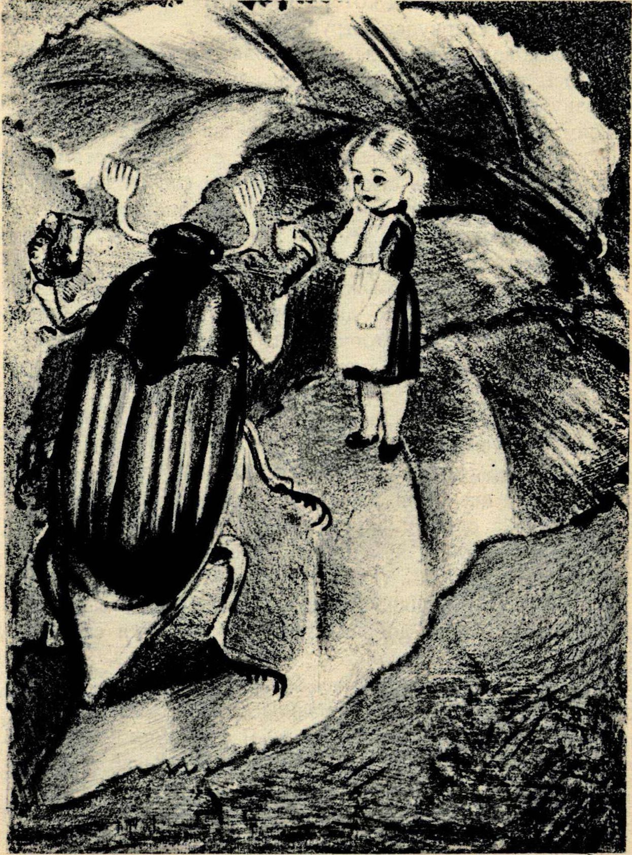 Иллюстрации Константина Рудакова к сказке «Дюймовочка»