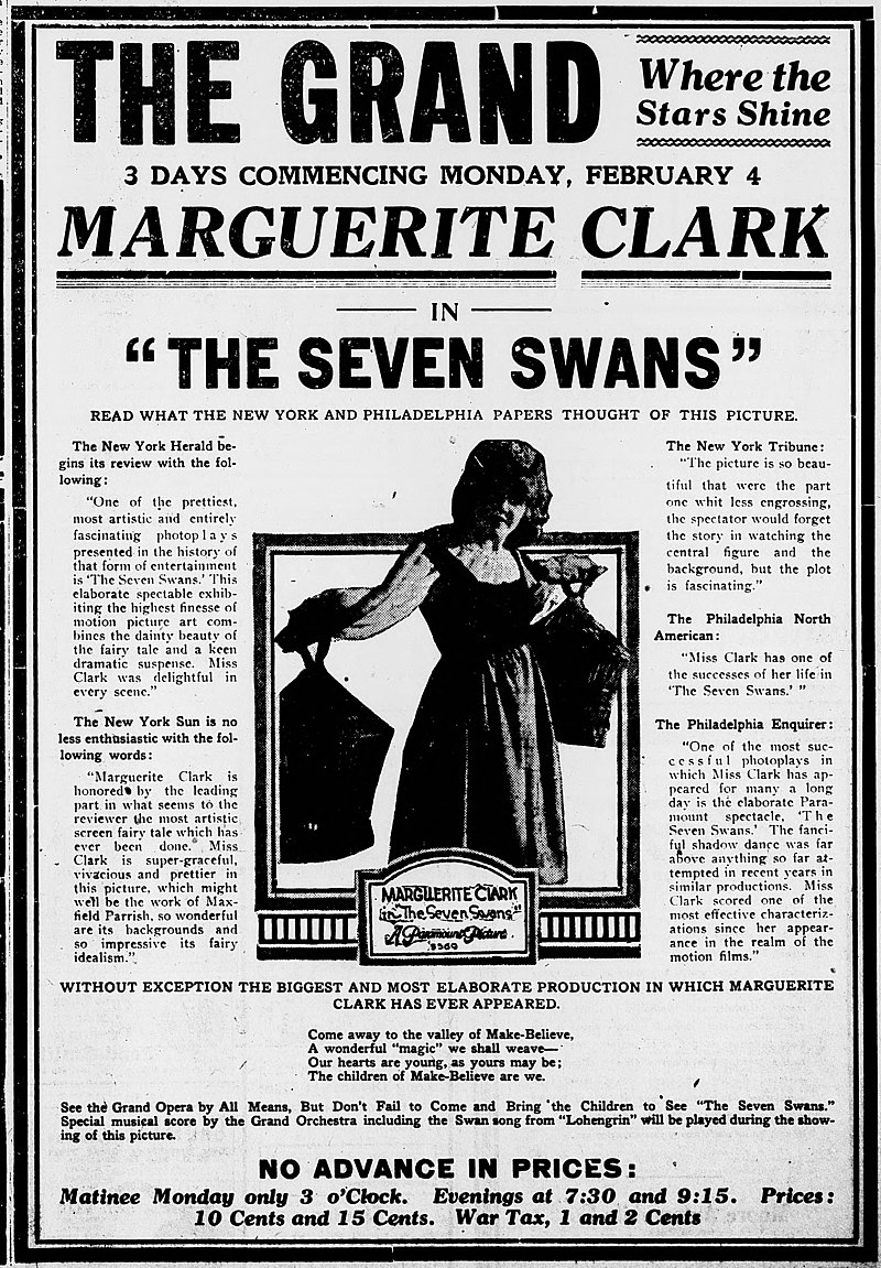 «Семь лебедей» (The Seven Swans) (1917)