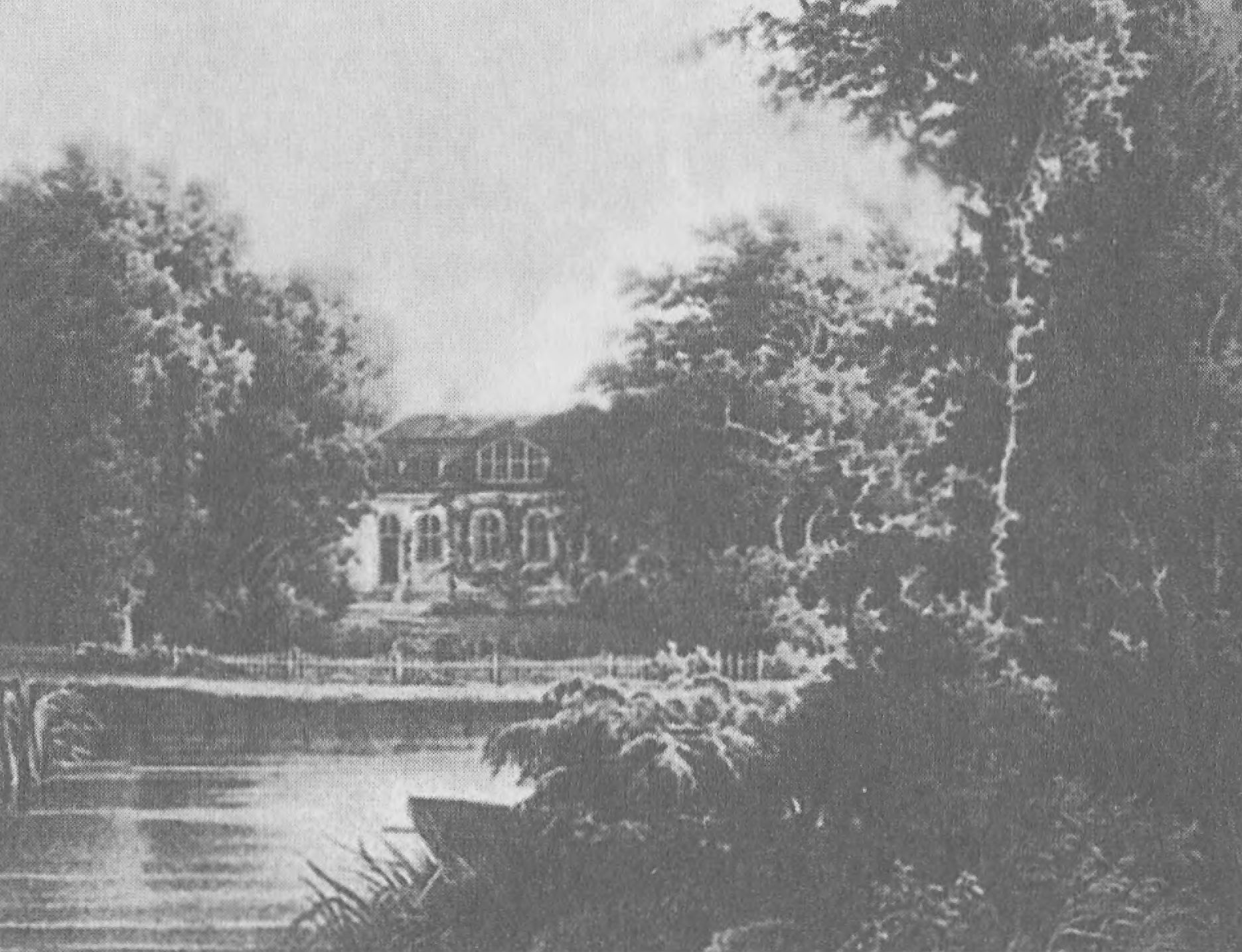 Дом Б.С. Ингеманна в Сорё. Картина Х. Хардера