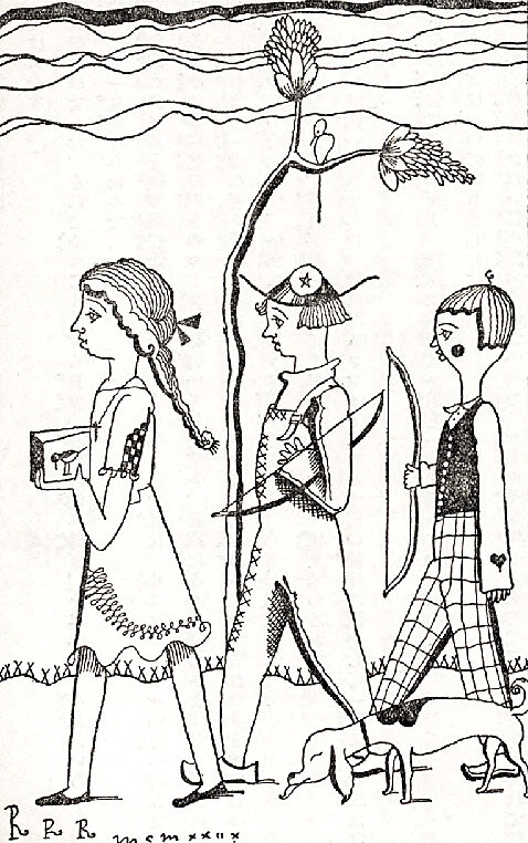 Иллюстрации Takeo Takei к сказке «Цветы маленькой Иды»