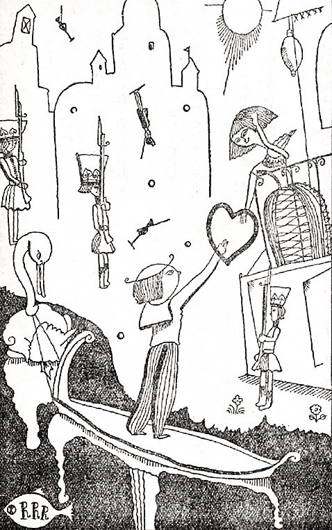 Иллюстрации Takeo Takei к сказке «Оле-Лукойе»