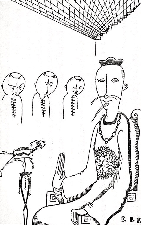 Иллюстрации Takeo Takei к сказке «Соловей»