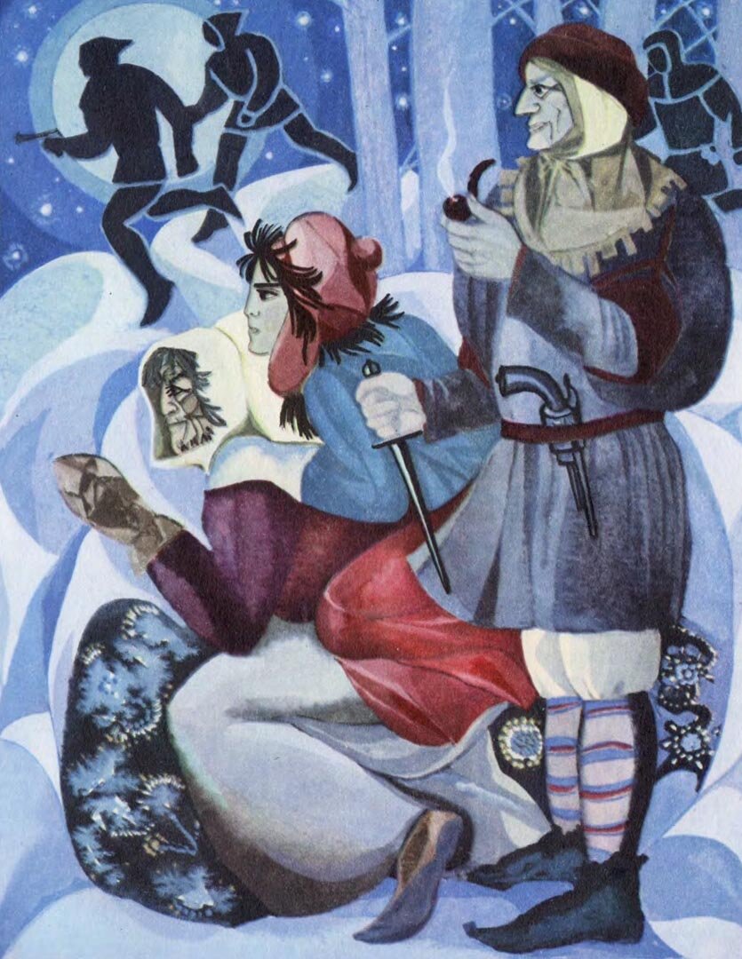 Иллюстрации Тамары Юфа к сказке «Снежная королева»