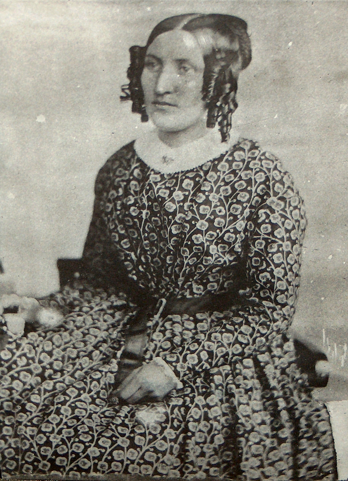Тора Халлагер, фотография-автопортрет, 1850