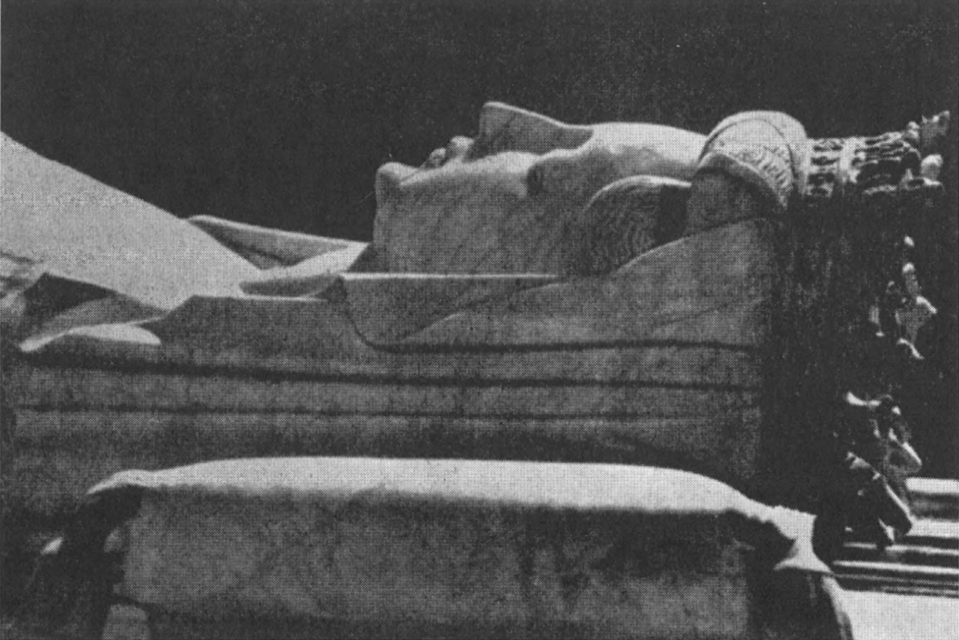 Фрагмент надгробия королевы Маргрете. Установлено в Роскильском соборе (Дания) в 1423 г.